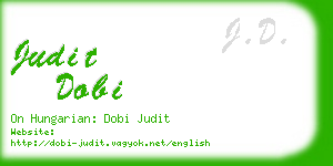 judit dobi business card